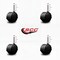 Service Caster 2'' Black Metal Hood Twin Wheel Caster Nylon Wheels 3/8 Thread Stem , 4PK SCC-TS02S50D-NYS-FB-381615-4 - alternate 2
